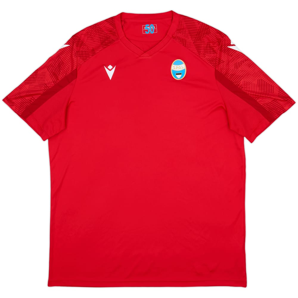 2023-24 SPAL Macron Player Issue Training Shirt #50 - 9/10 - (4XL)