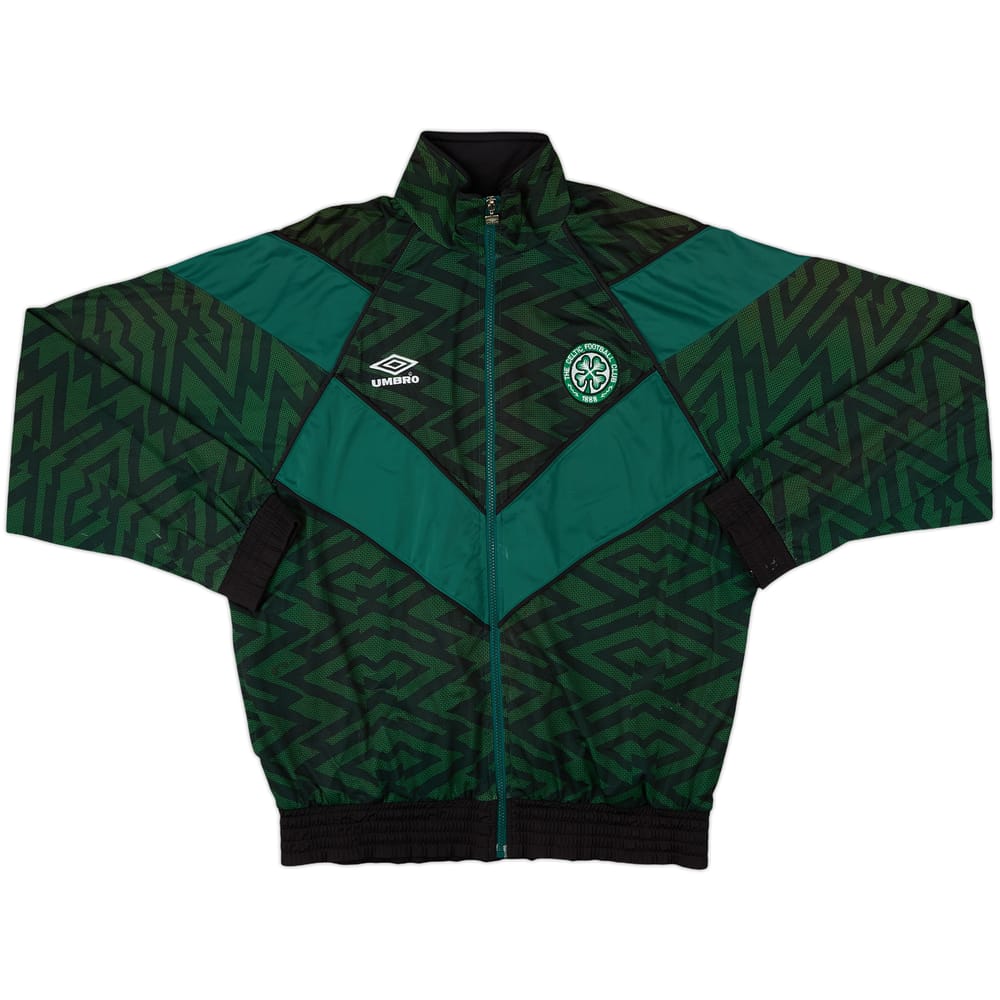 1995-96 Celtic Umbro Track Jacket - 7/10 - (L)