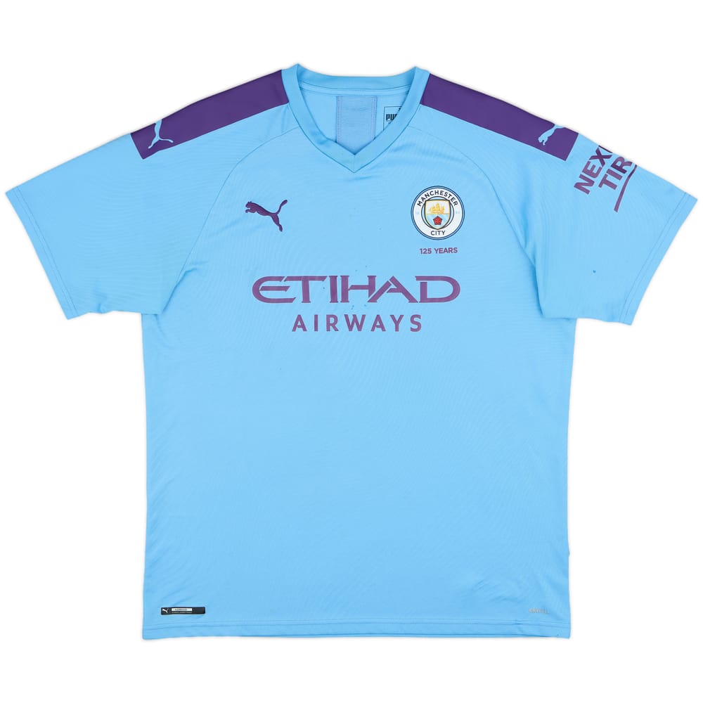 2019-20 Manchester City Home Shirt - 4/10 - (XL)
