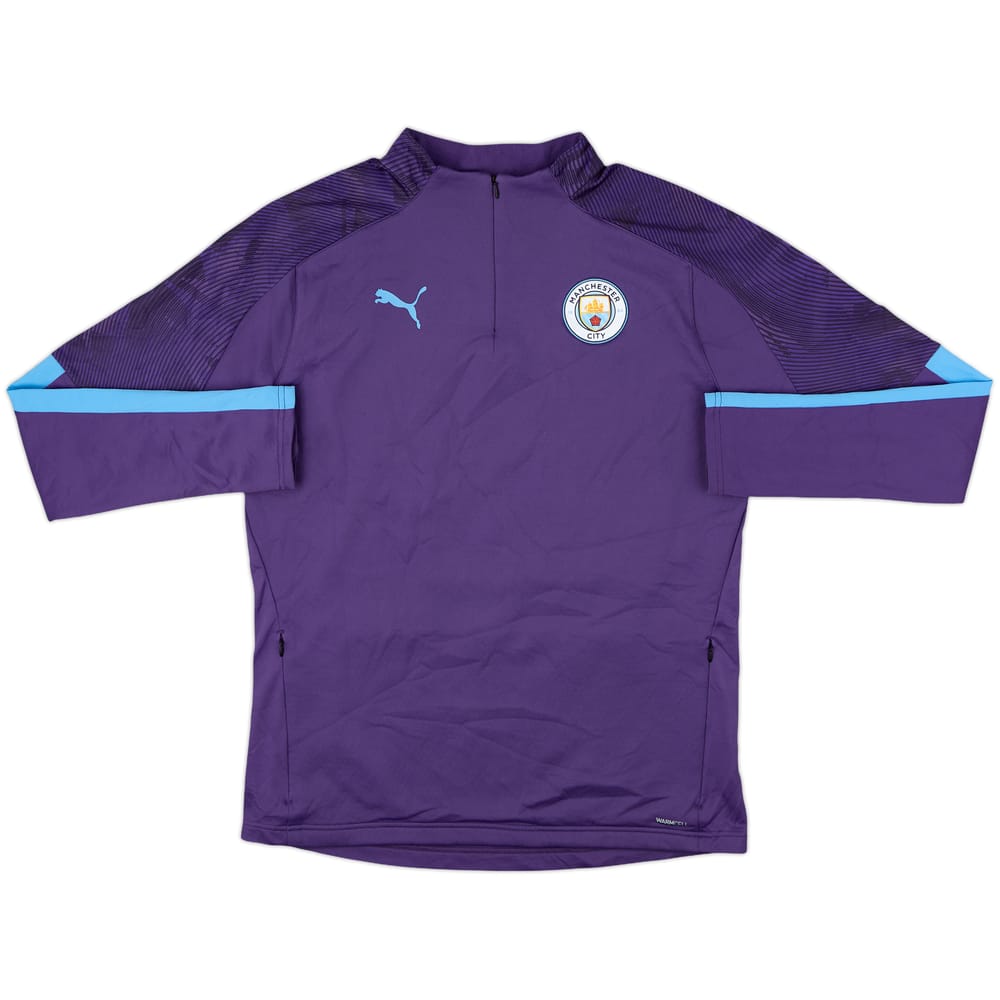 2019-20 Manchester City Puma 1/4 Zip Track Jacket - 9/10 - (L)