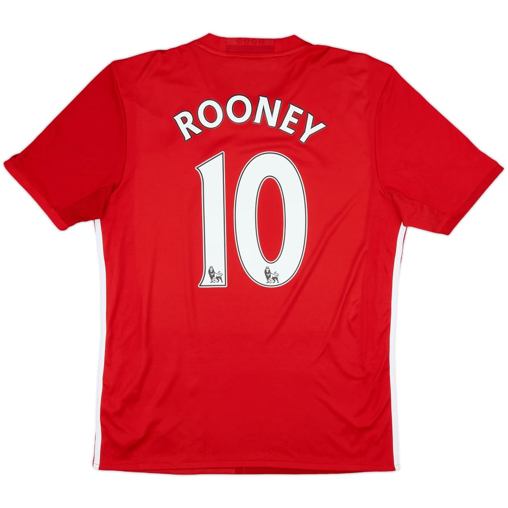 2016-17 Manchester United Home Shirt Rooney #10 - 8/10 - (M)