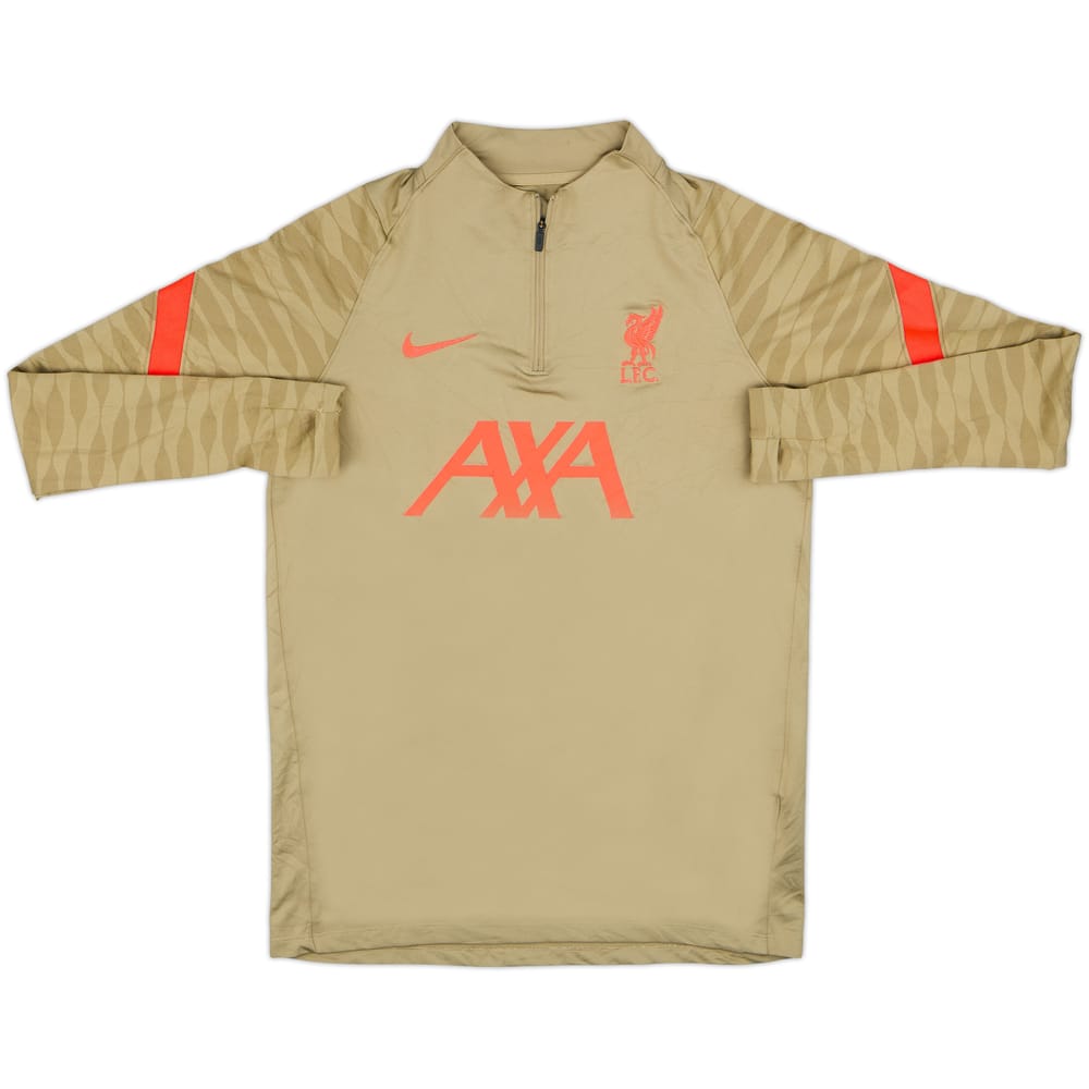 2021-22 Liverpool Nike 1/4 Zip Training Top - 7/10 - (M)