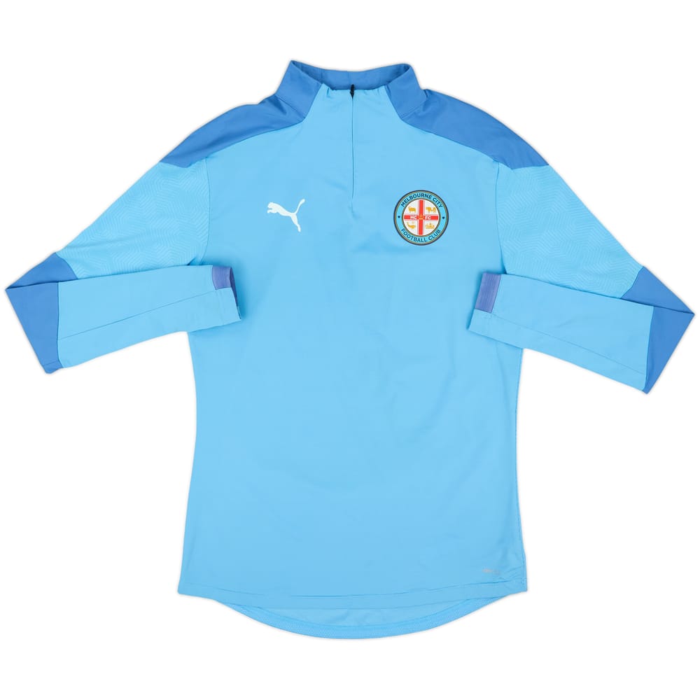 2019-20 Melbourne City Puma 1/4 Zip Training Top - 6/10 - (M)