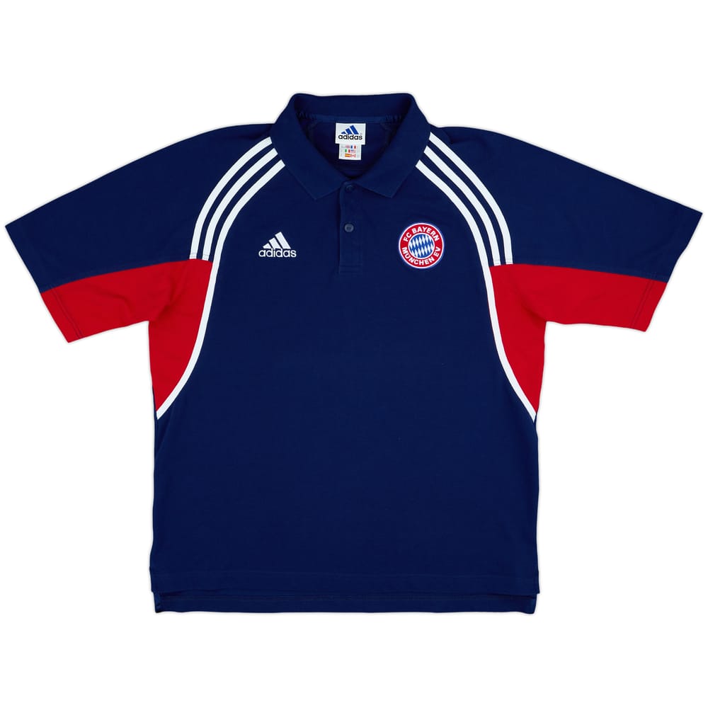 2000-01 Bayern Munich adidas Polo Shirt - 8/10 - (L/XL)