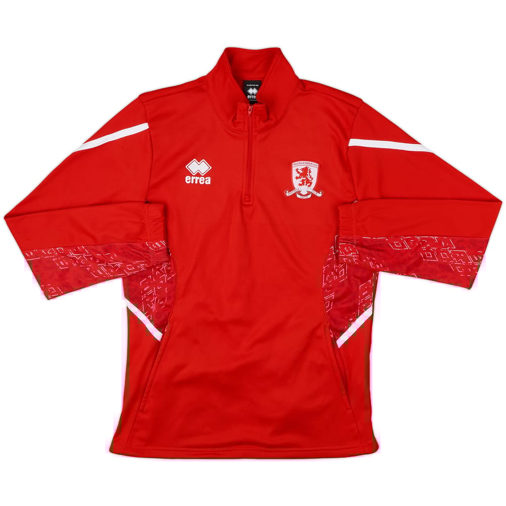 2022-23 Middlesbrough Errea 1/4 Zip Track Jacket - 9/10 - (S)