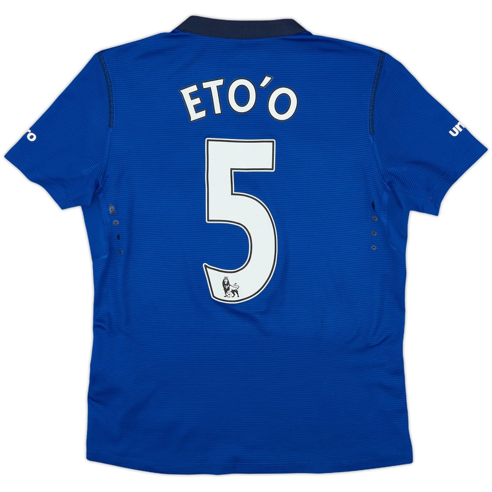 2014-15 Everton Home Shirt Eto'o #5 - 8/10 - (L.Boys)