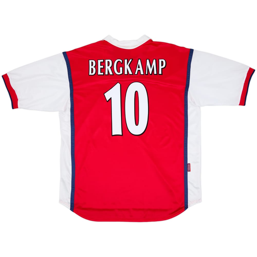 1998-99 Arsenal Home Shirt Bergkamp #10 - 8/10 - (XXL)