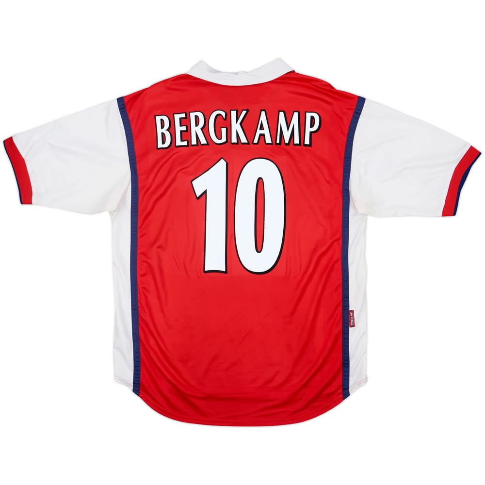 1998-99 Arsenal Home Shirt Bergkamp #10 - 7/10 - (L)