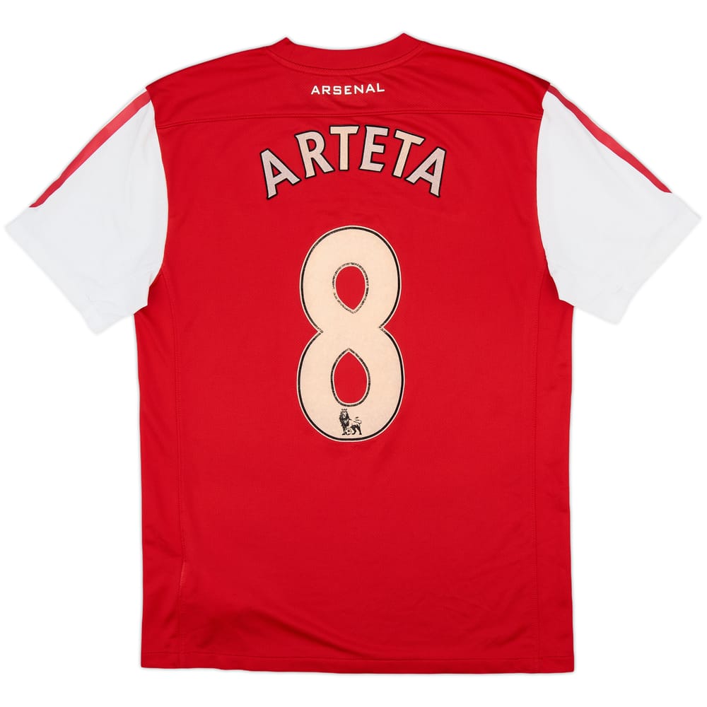 2011-12 Arsenal Home Shirt Arteta #8 - 6/10 - (M)
