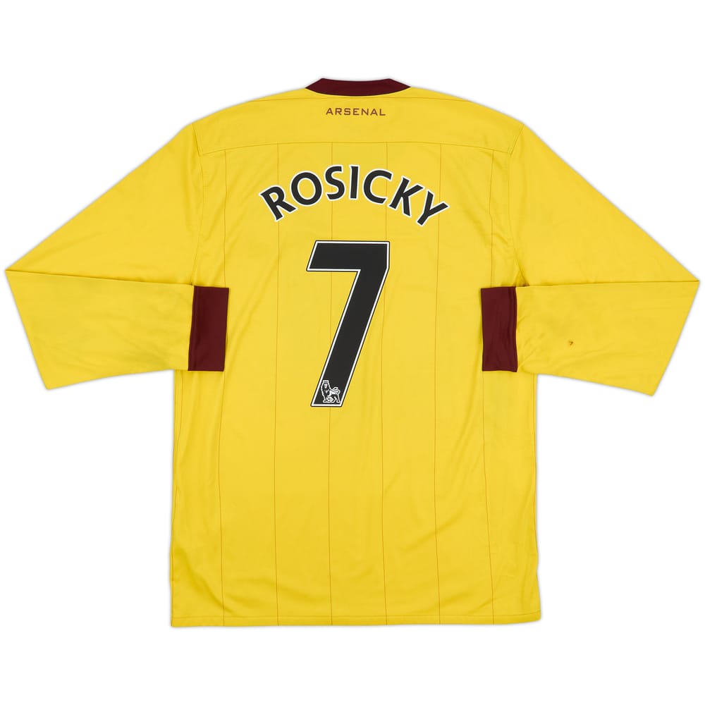 2010-13 Arsenal Away L/S Shirt Rosicky #7 - 6/10 - (M)