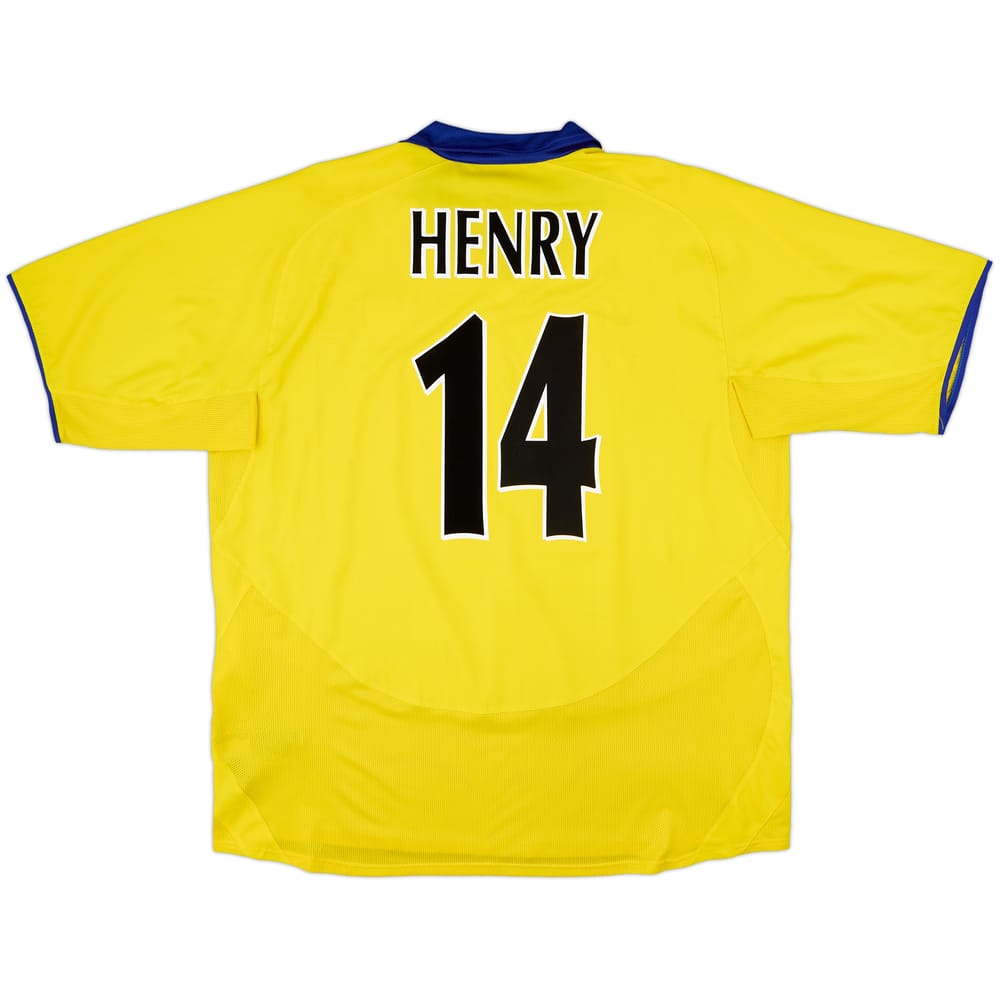 2003-05 Arsenal Away Shirt Henry #14 - 9/10 - (XXL)