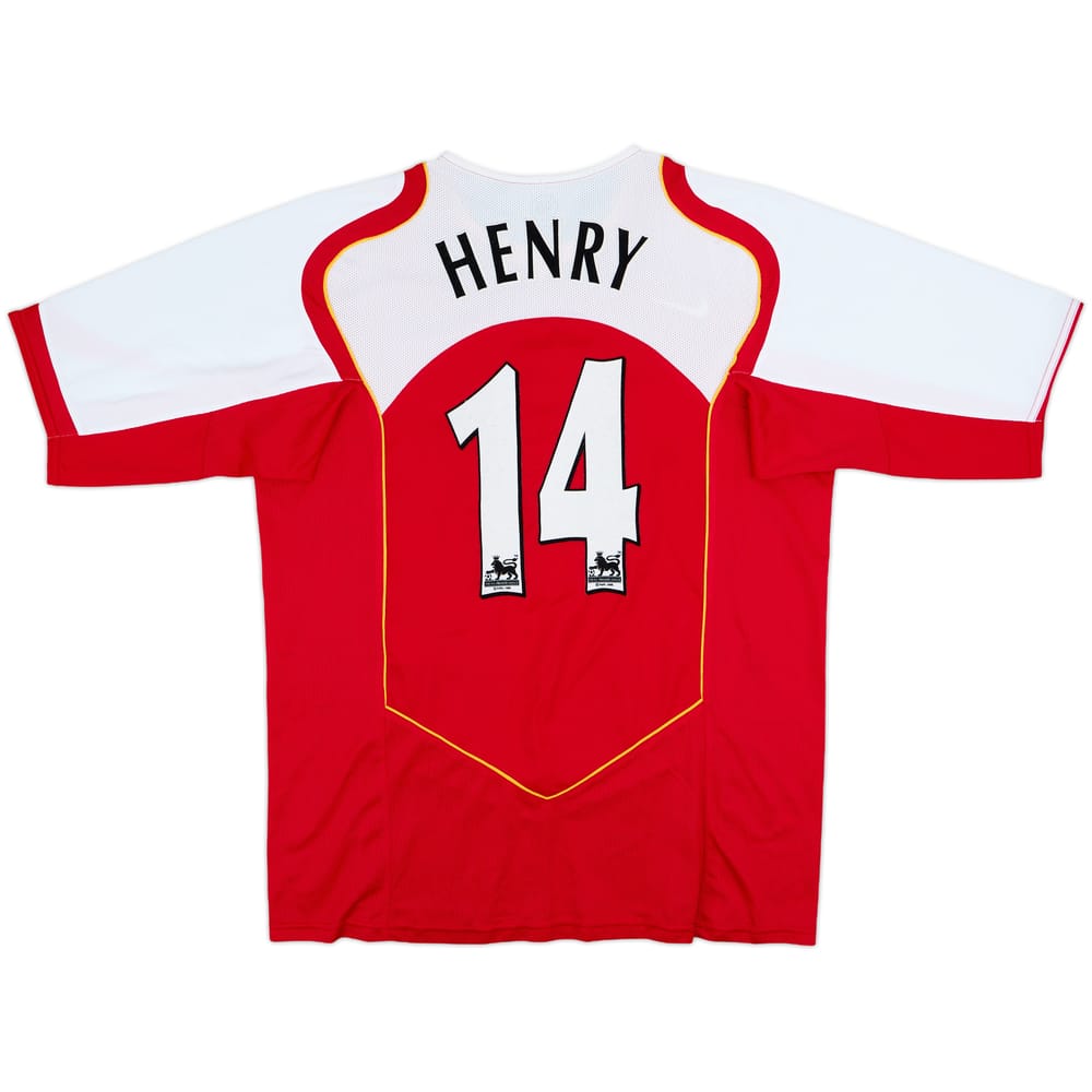 2004-05 Arsenal Home Shirt Henry #14 - 9/10 - (L)