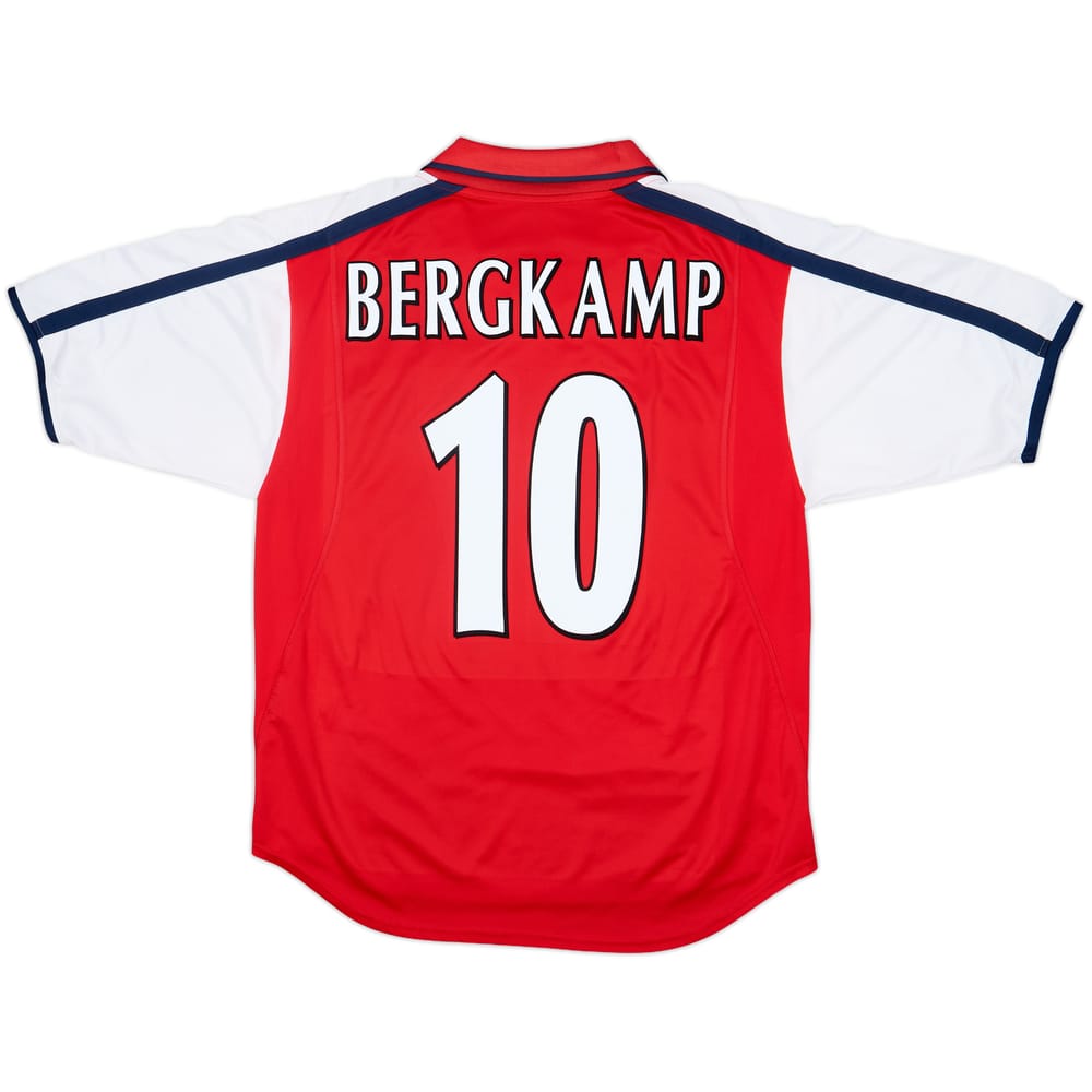 2000-02 Arsenal Home Shirt Bergkamp #10 - 9/10 - (M)