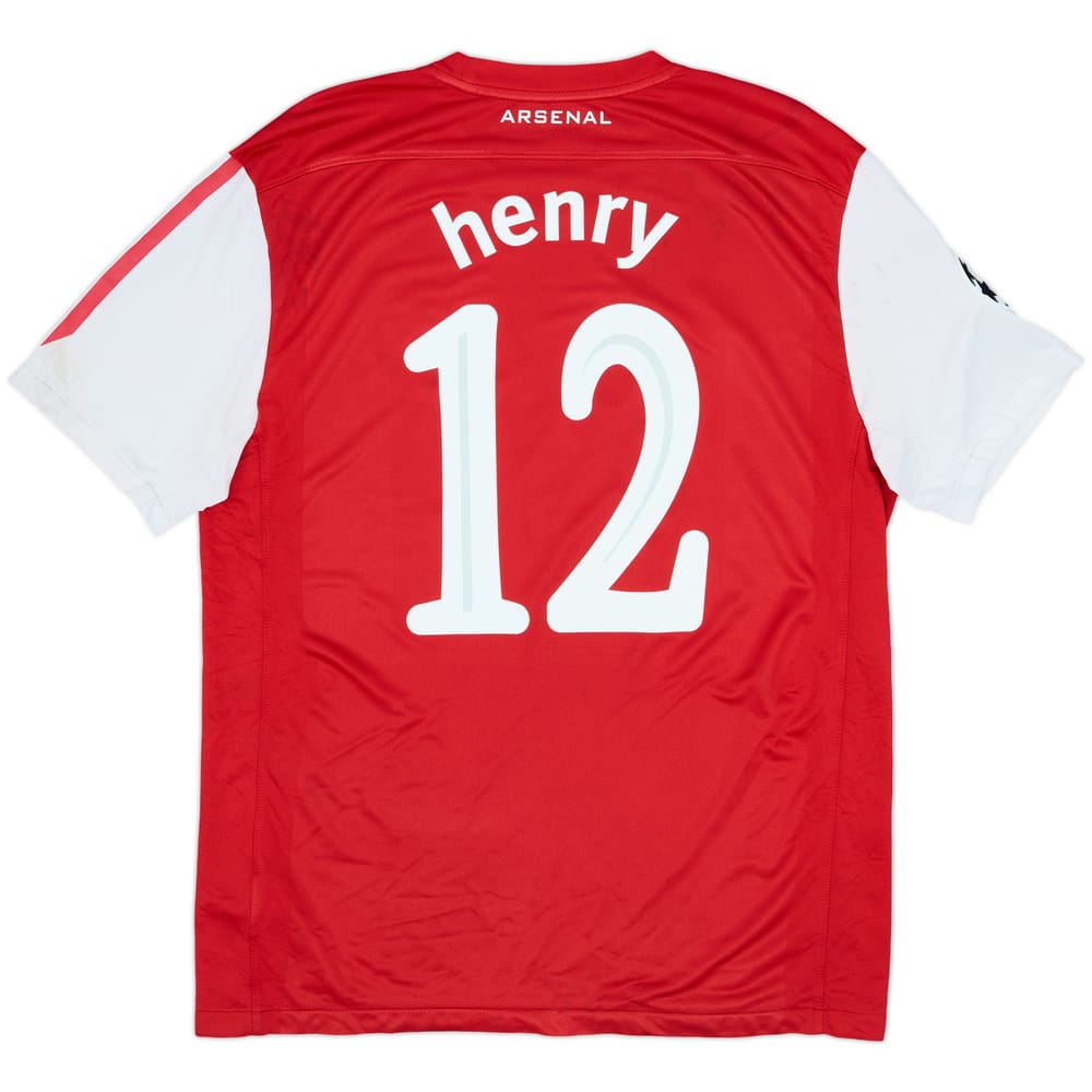 2011-12 Arsenal Home Shirt Henry #12 - 5/10 - (L)