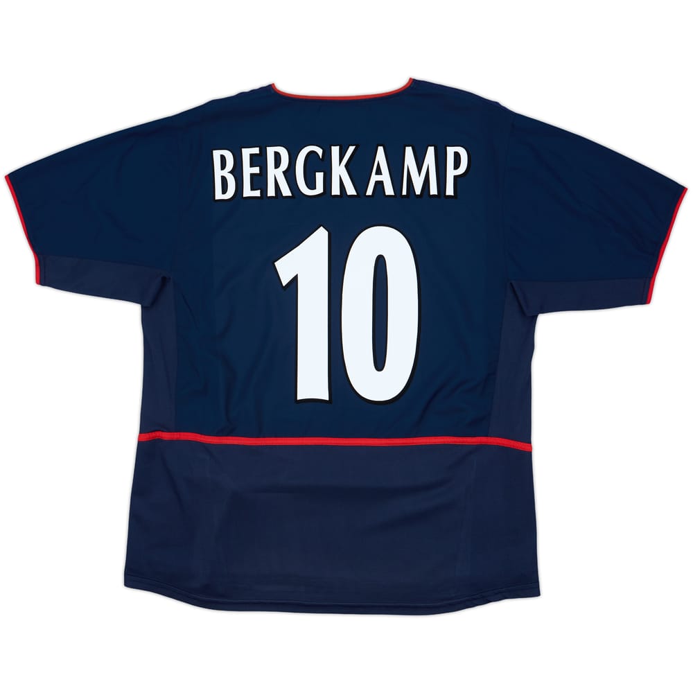 2002-04 Arsenal Away Shirt Bergkamp #10 - 7/10 - (L)