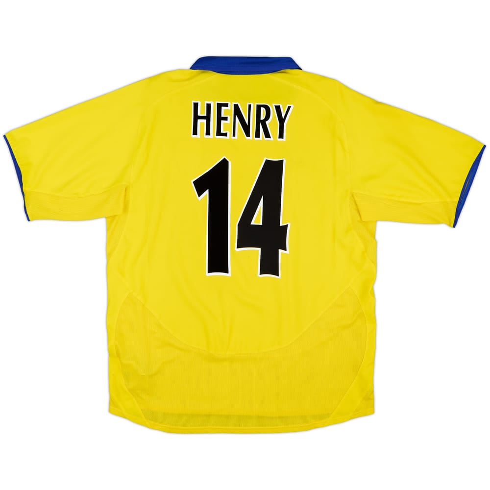 2003-05 Arsenal Away Shirt Henry #14 - 8/10 - (L)