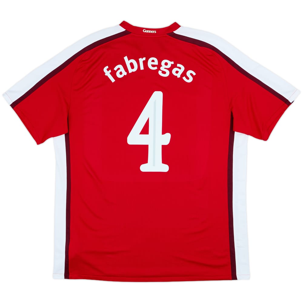 2008-10 Arsenal Home Shirt Fabregas #4 - 8/10 - (XL)