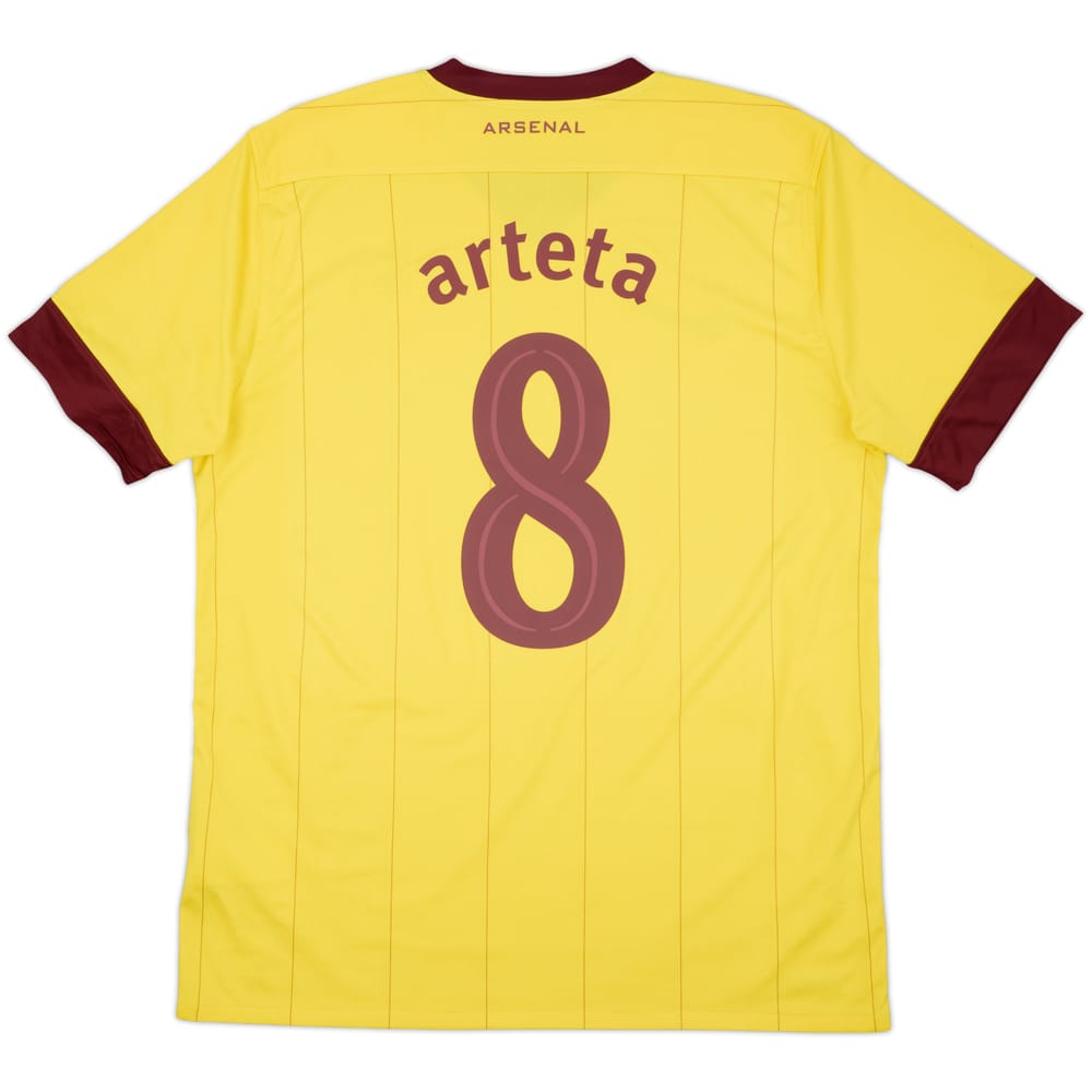 2010-13 Arsenal Away Shirt Arteta #8 - 8/10 - (L)