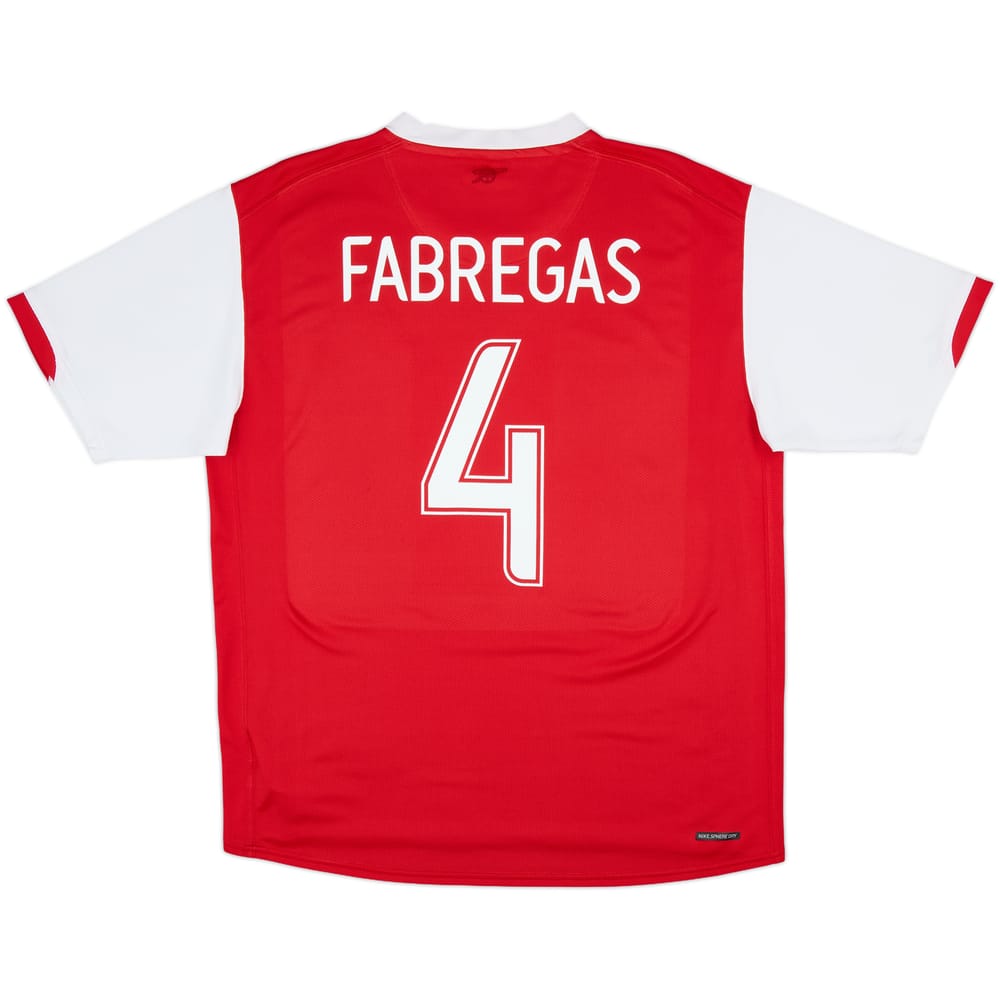 2006-08 Arsenal Home Shirt Fabregas #4 - 7/10 - (L)