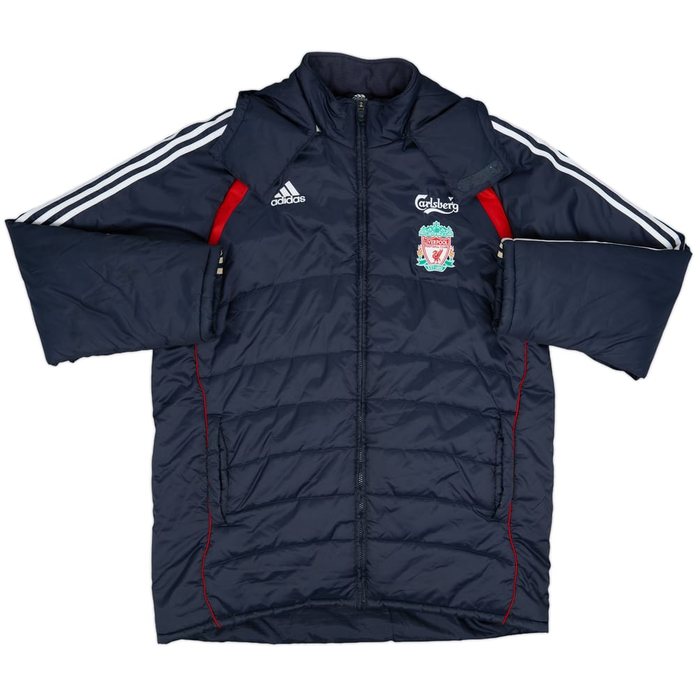 2006-07 Liverpool adidas Padded Bench Coat - 7/10 - (L/XL)