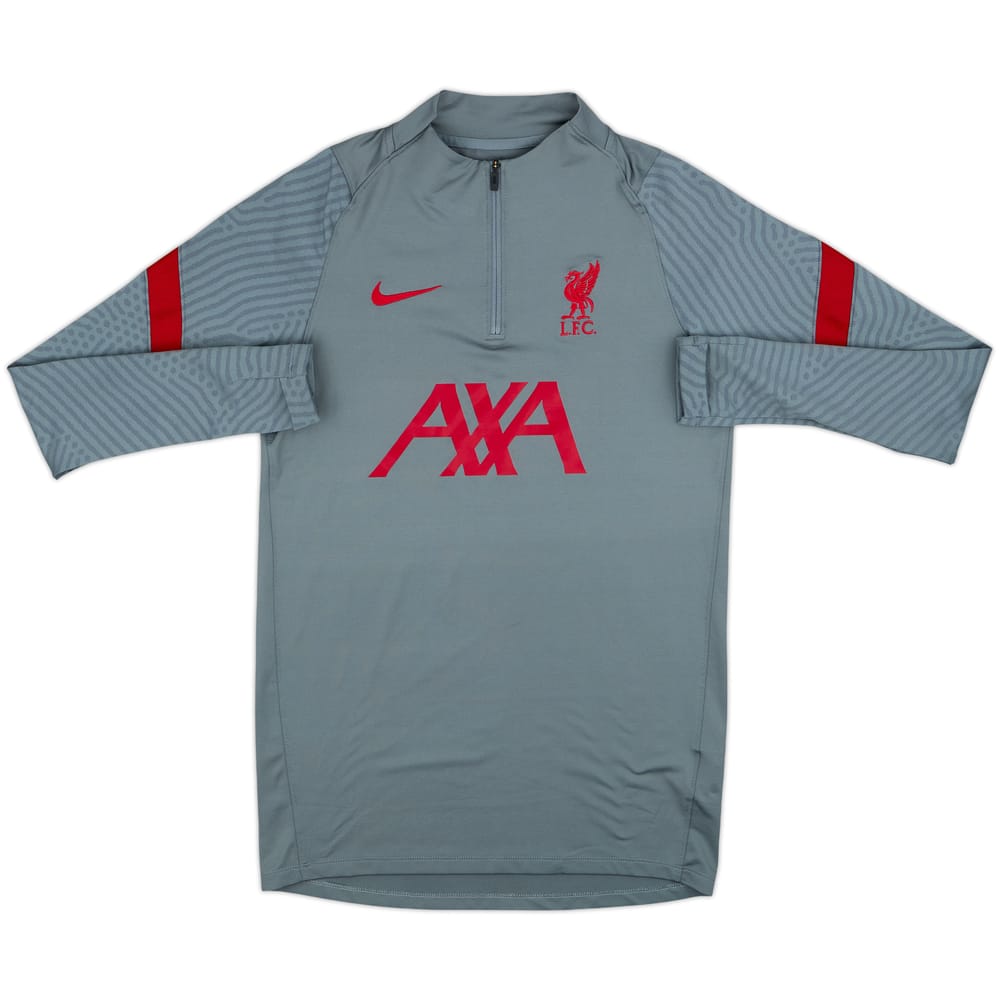 2020-21 Liverpool 1/4 Zip Training Top - 8/10 - (S)