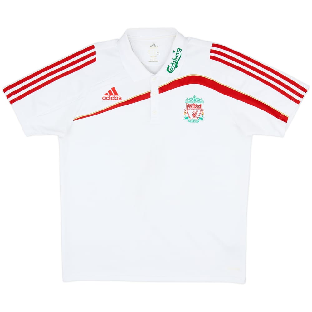 2009-10 Liverpool adidas Polo Shirt - 8/10 - (L)