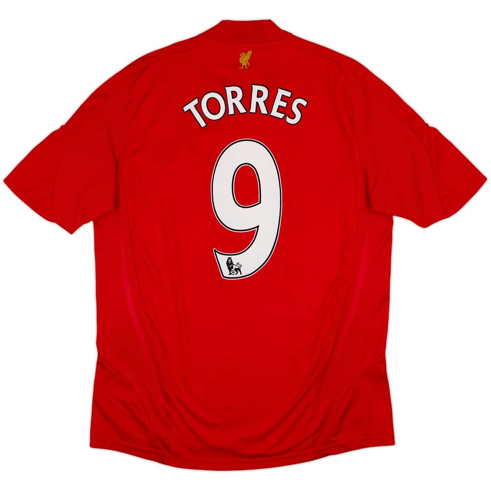 2008-10 Liverpool Home Shirt Torres #9 - 6/10 - (L)