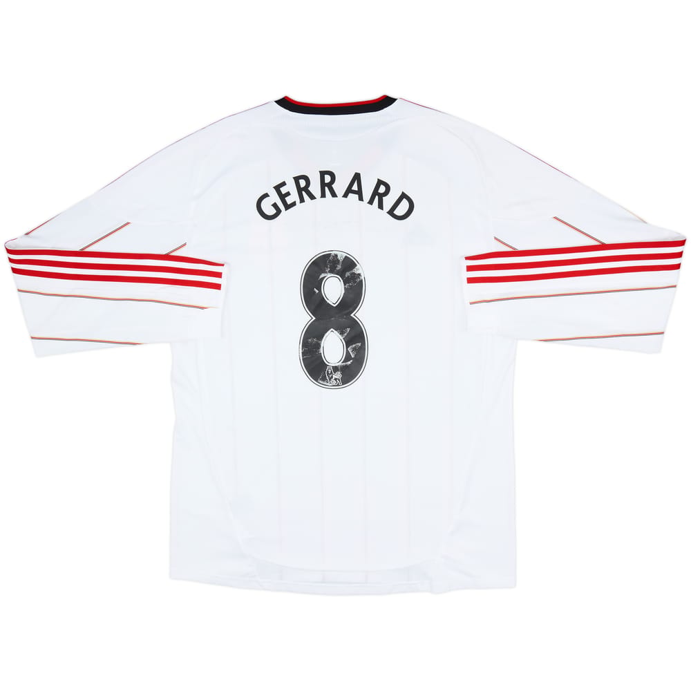 2010-11 Liverpool Away L/S Shirt Gerrard #8 - 4/10 - (XL)