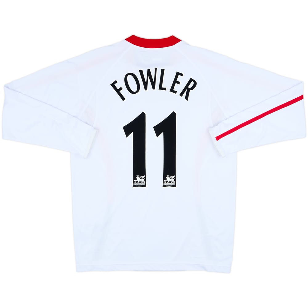 2005-06 Liverpool Away L/S Shirt Fowler #11 - 8/10 - (M)
