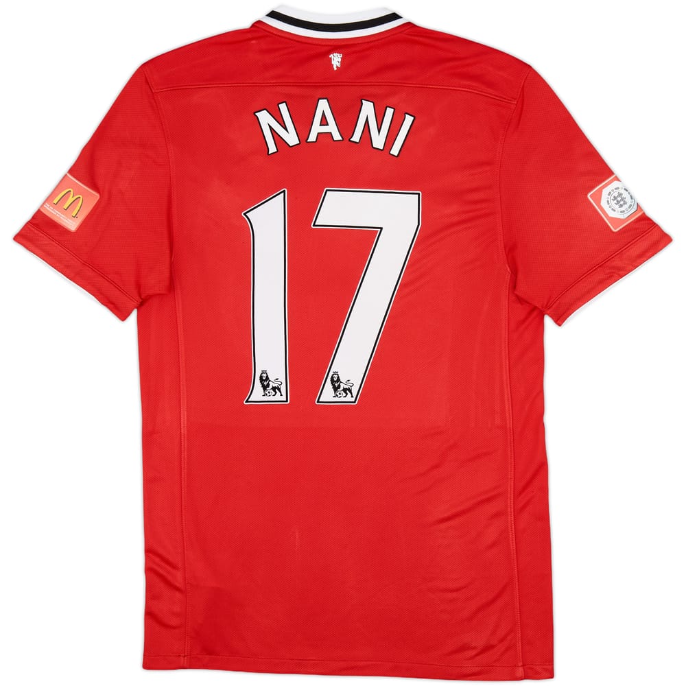 2011-12 Manchester United Home Shirt Nani #17 - 8/10 - (M)