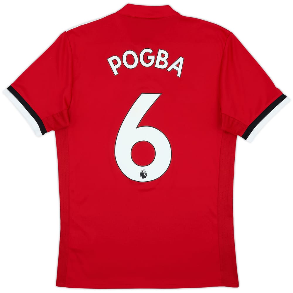 2017-18 Manchester United Home Shirt Pogba #6 - 8/10 - (S)