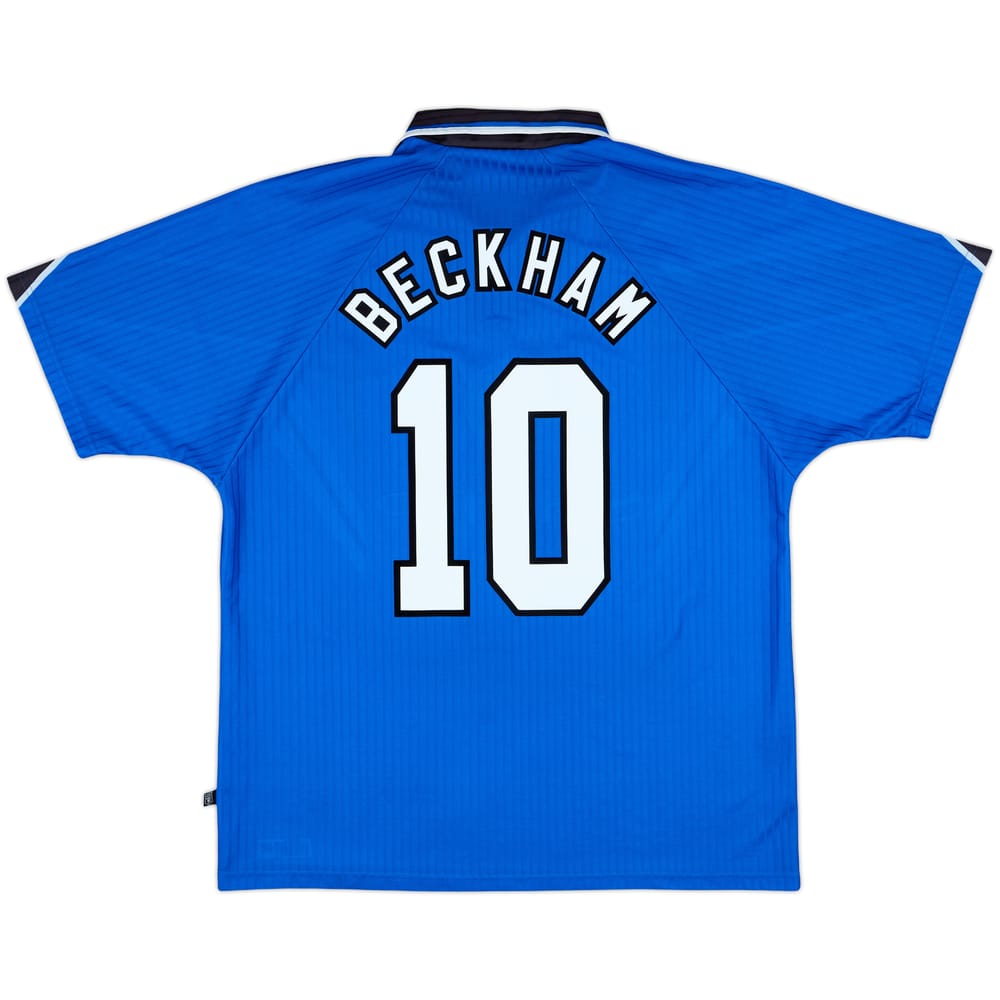 1996-98 Manchester United Third Shirt Beckham #10 - 9/10 - (XL)