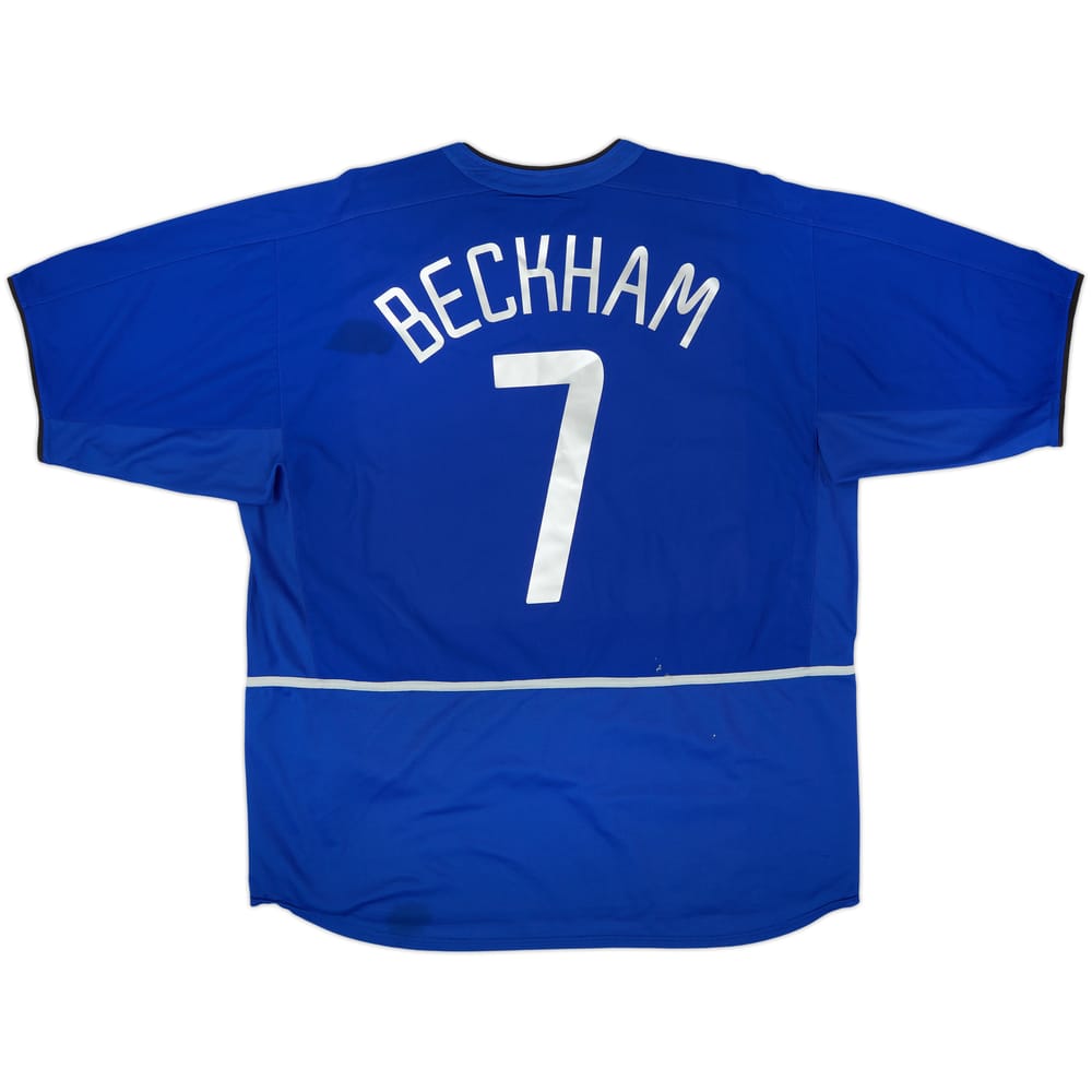2002-03 Manchester United Third Shirt Beckham #7 - 6/10 - (XXL)