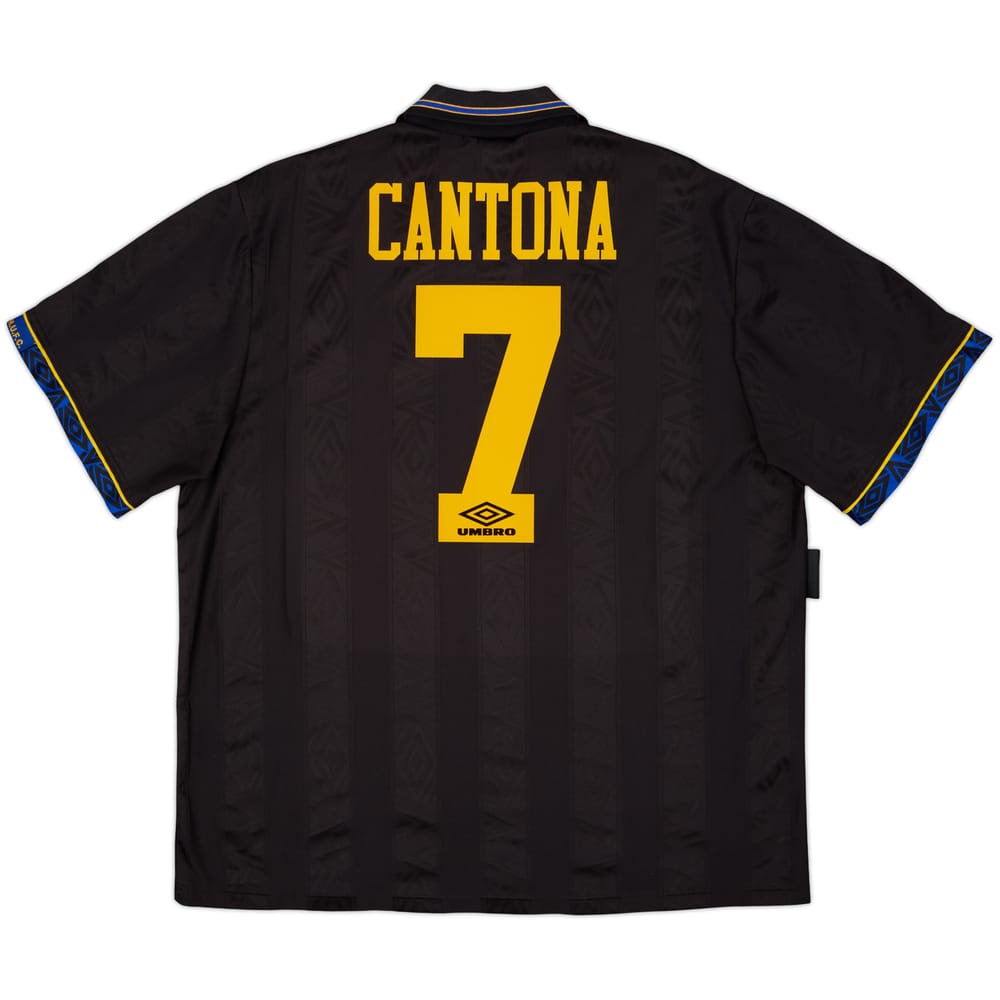 1993-95 Manchester United Away Shirt Cantona #7 - 8/10 - (XXL)