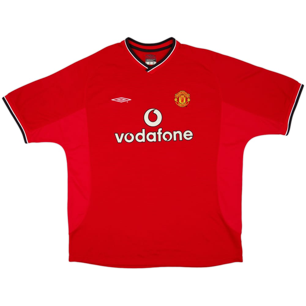 2000-02 Manchester United Home Shirt - 5/10 - (XXL)