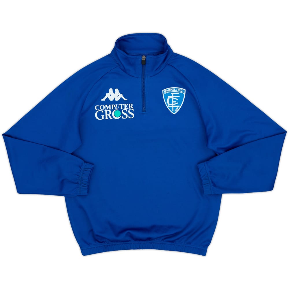 2017-18 Empoli Kappa 1/4 Zip Training Top - 7/10 - (L.Boys)