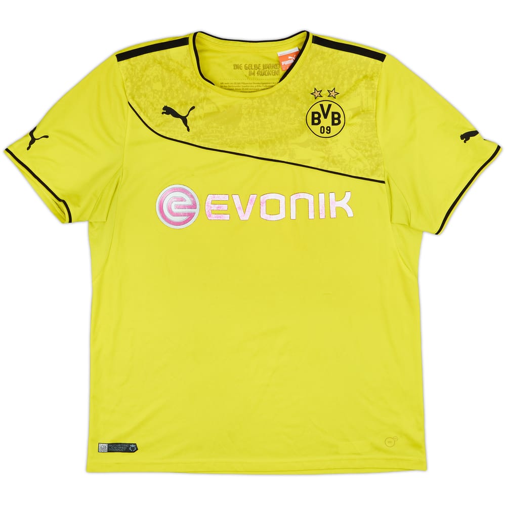 2013-14 Borussia Dortmund Winter Home Shirt - 5/10 - (XL)