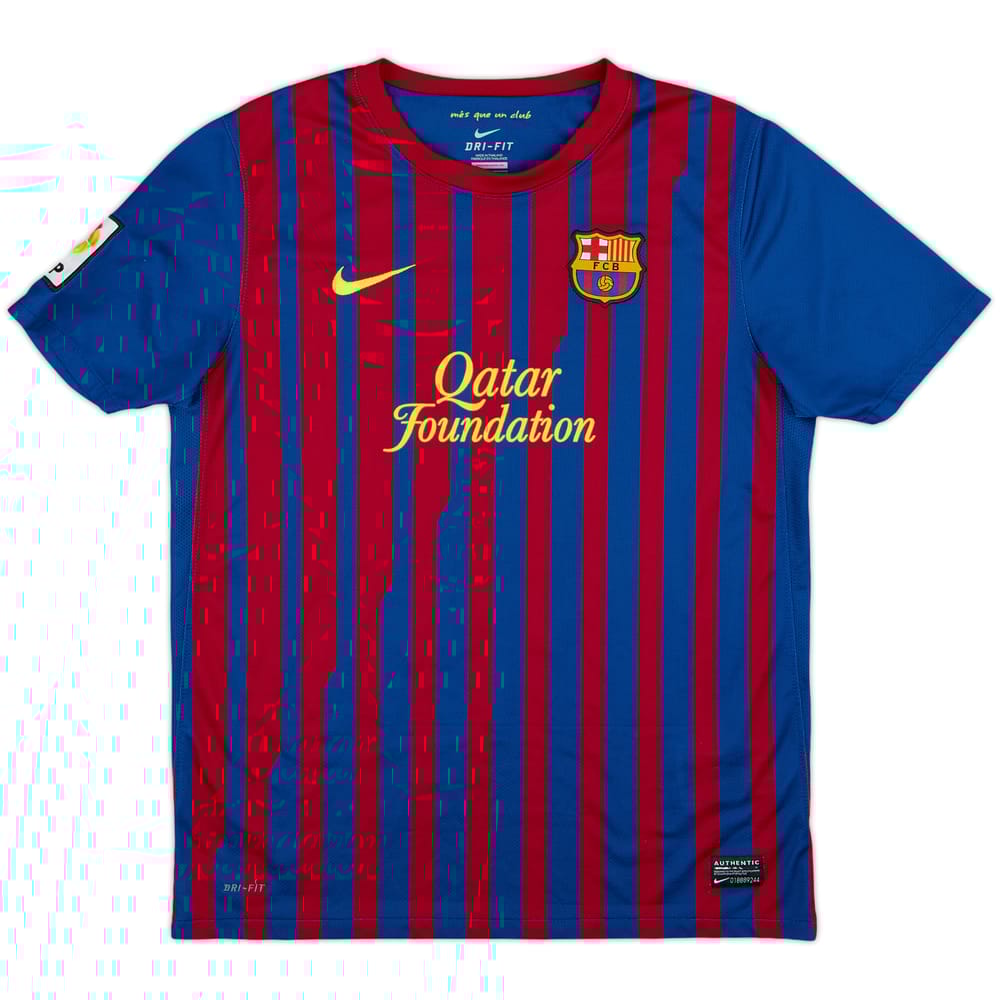 2011-12 Barcelona Home Shirt - 9/10 - (XL.Boys)