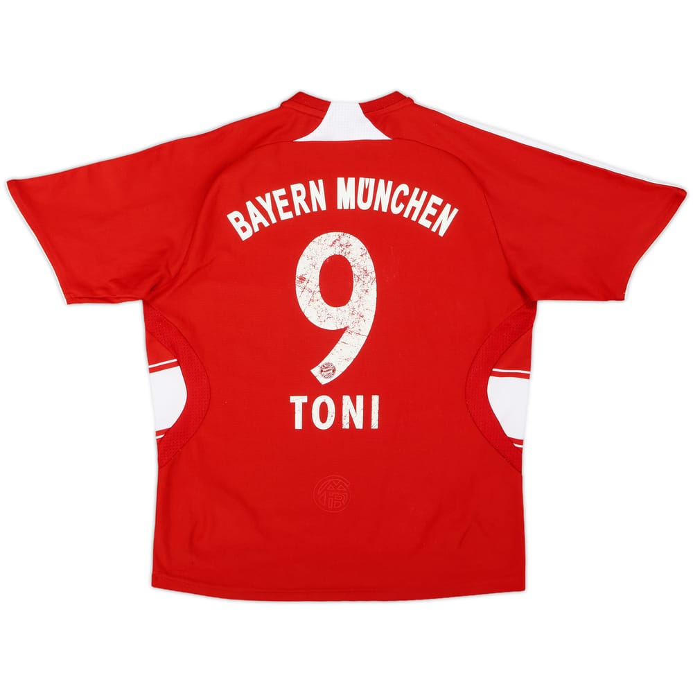 2007-08 Bayern Munich Home Shirt Toni #9 - 5/10 - (S.Boys)