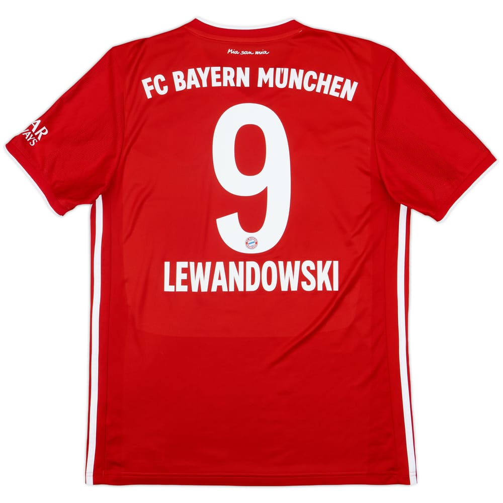2020-21 Bayern Munich Home Shirt Lewandowski #9 - 8/10 - (M)