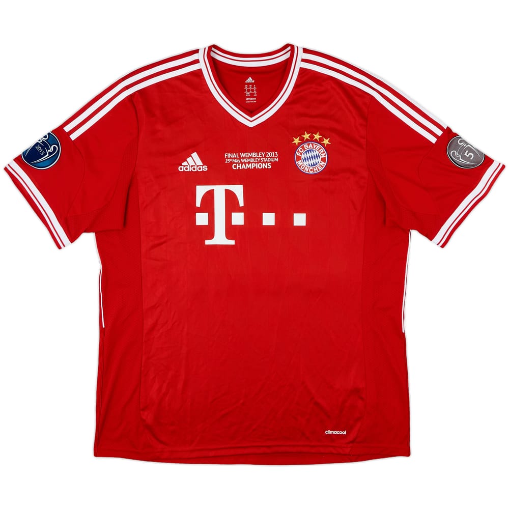 2013-14 Bayern Munich 'Champions' Home Shirt - 8/10 - (XL)