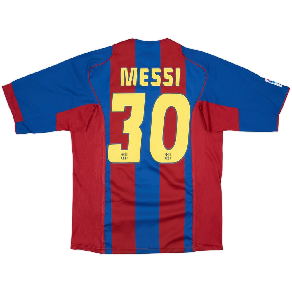 2004-05 Barcelona Home Shirt Messi #30 - 8/10 - (L)