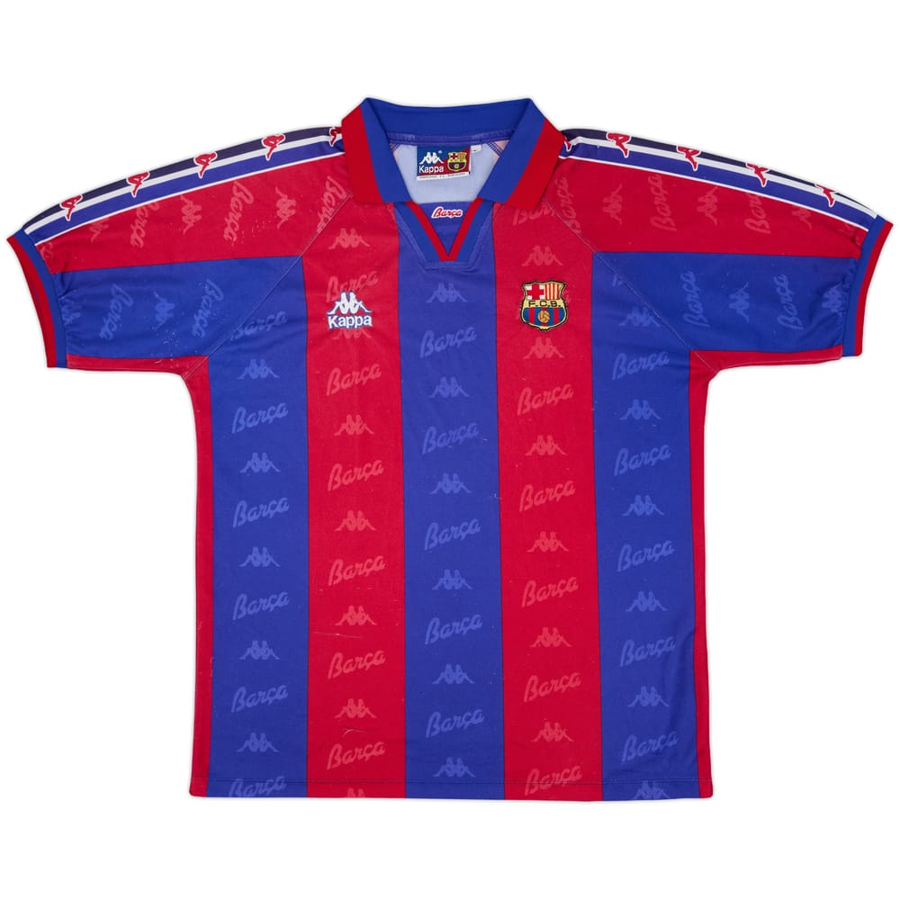 1995-97 Barcelona Home Shirt - 8/10 - (M)