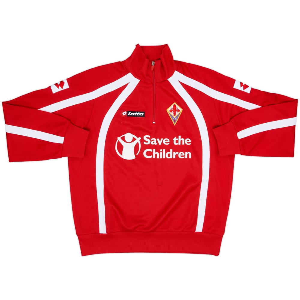 2005-06 Fiorentina Lotto 1/4 Zip Drill Top - 8/10 - (M)