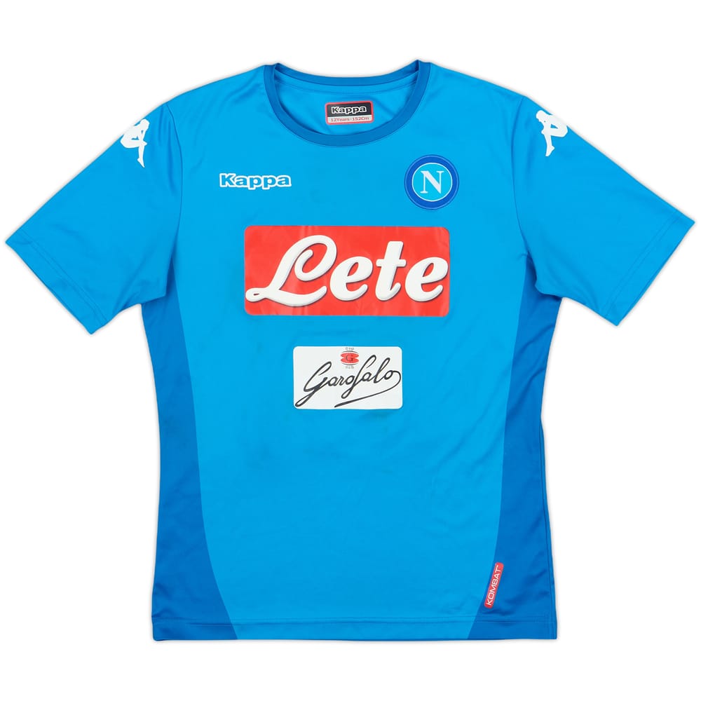2017-18 Napoli Home Shirt - 7/10 - (L.Boys)