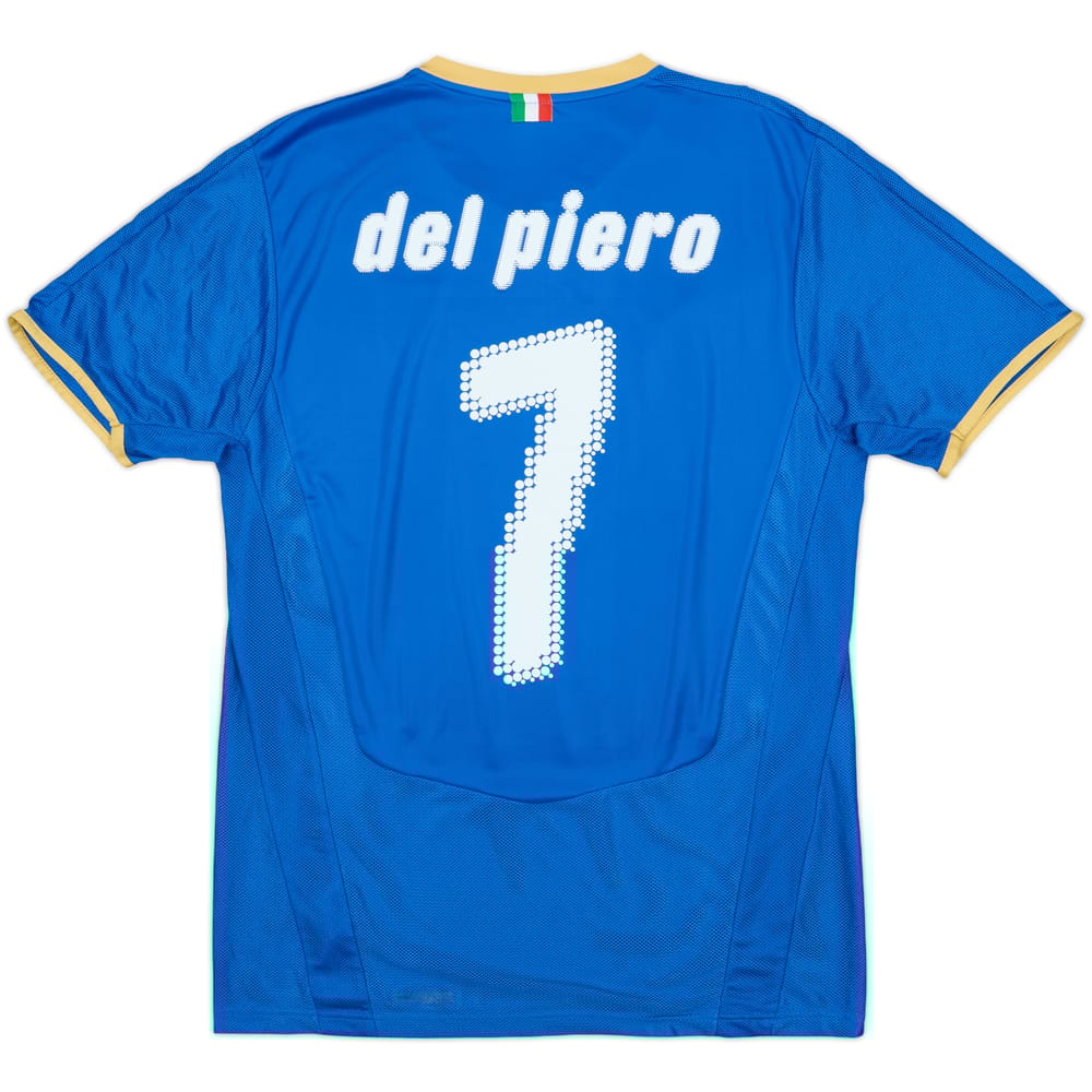2007-08 Italy Home Shirt Del Piero #7 - 7/10 - (M)