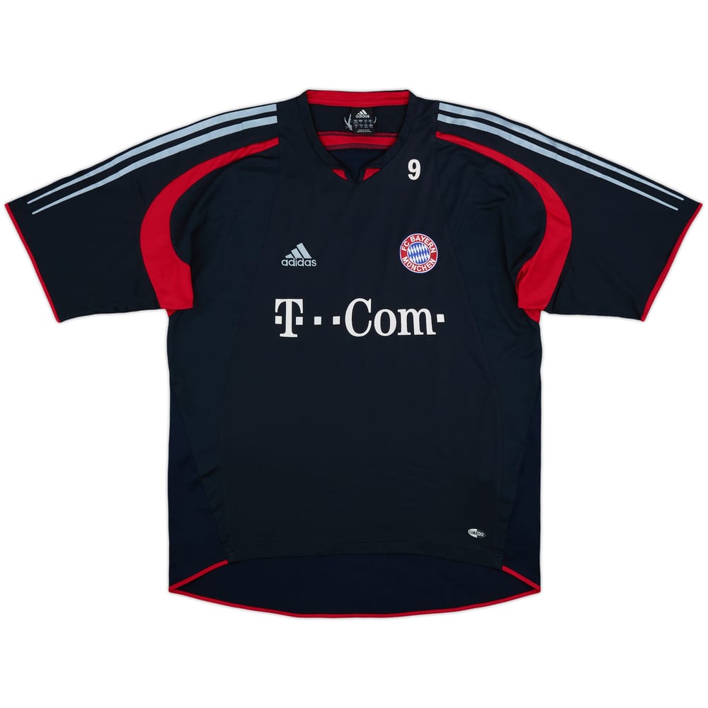 2004-05 Bayern Munich Player Issue adidas Training Shirt #9 - 8/10 - (L)