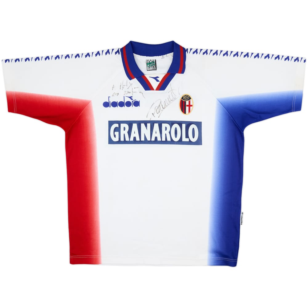 1996-97 Bologna Diadora Signed Training Shirt - 7/10 - (XXL)