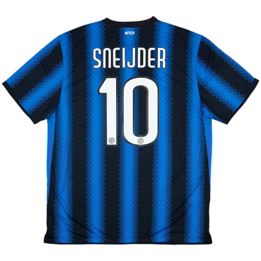 2010-11 Inter Milan Home Shirt Sneijder #10 - 10/10 - (XL)