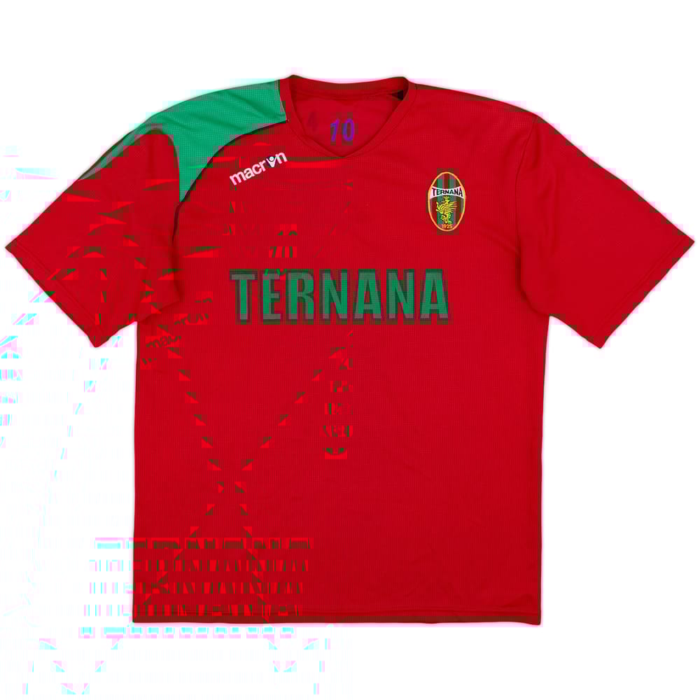 2005-06 Ternana Macron Player Issue Training Shirt #10 - 9/10 - (L)